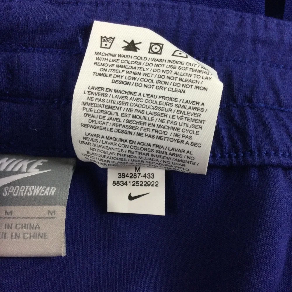 NIKE NWOT Sportswear Knee Jogger Pant Blue Women’s Sz Medium